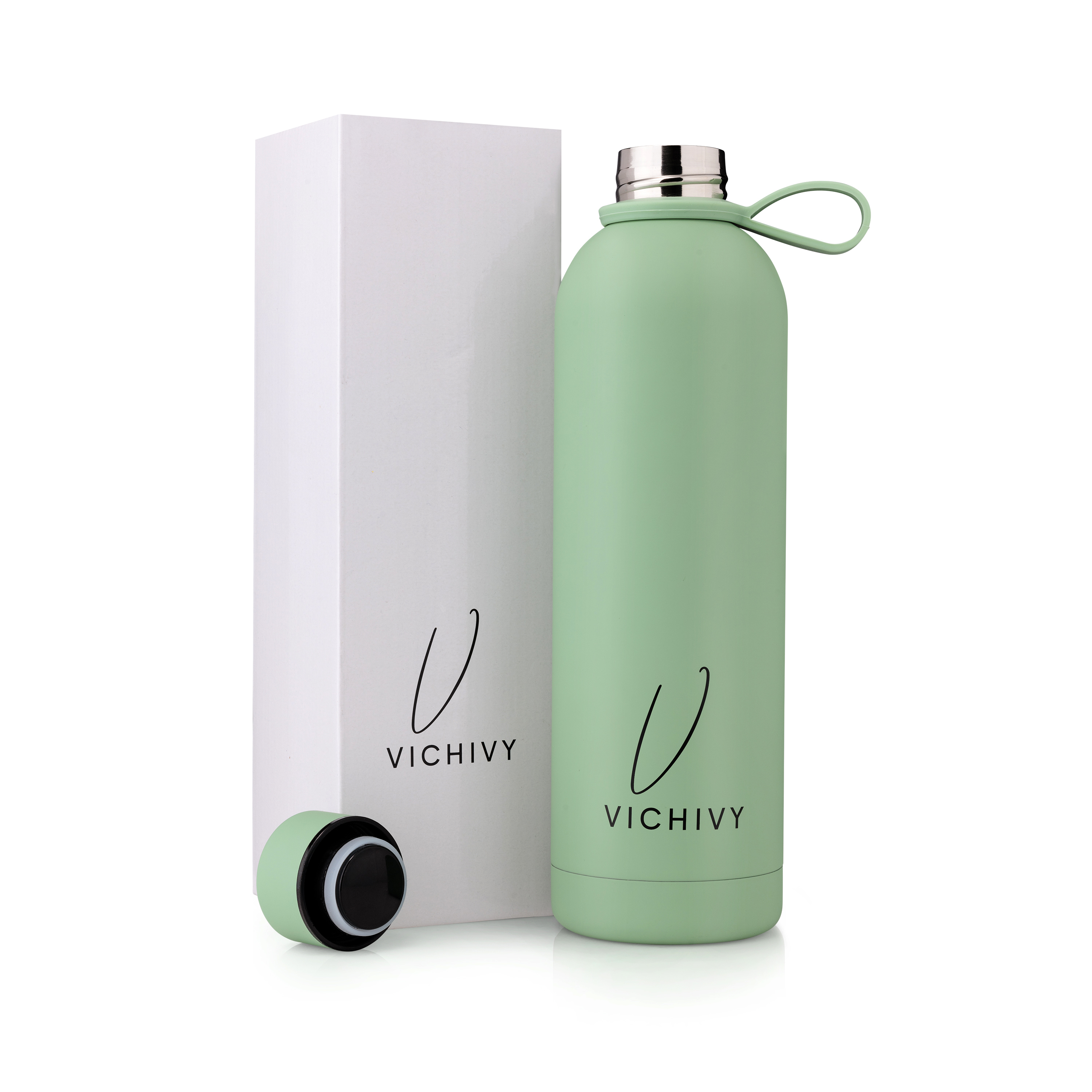 Vacuum Insulated Stainless Steel Water Bottle 750 ML - Sea Green