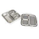 3 Compartment 316 Series Stainless Steel Leak-Proof storage Container