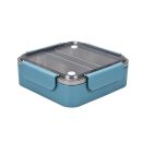 2 compartment Stainless Steel Leak-Proof Bento Lunch Box 1000ml